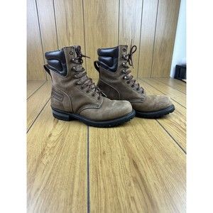 Matterhorn brown‎ Leather  Boots Steel Toe Insulated 120+ Abrasion 7.5 M